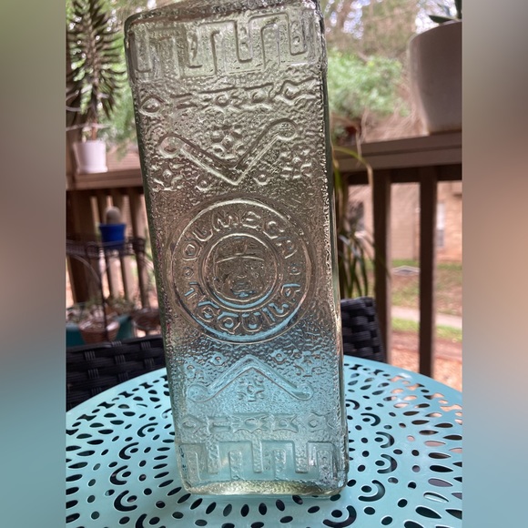 Vintage 1977 Olmeca Decorative Tequila 1Ltr Decanter Refillable Disc Bottle EVC - Picture 4 of 11
